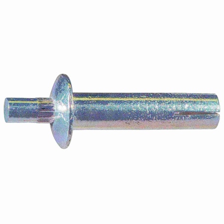 Midwest Fastener Nail Drive Anchor, 1/4" Dia., 1" L, Aluminum 6 PK 932013